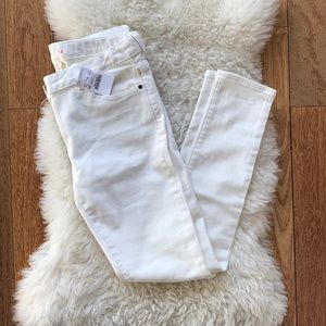 NWT Crewcuts White Toothpick Jeans Size 14